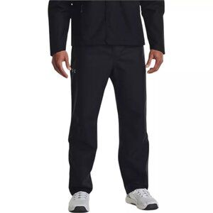 Under Armour Stormproof Lined Waterproof Rain Pants in Black